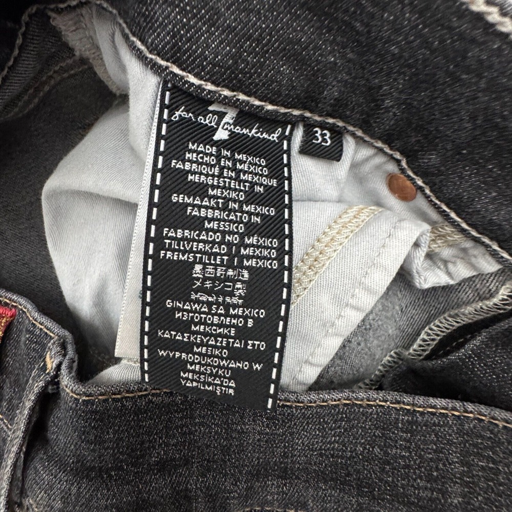 7 For All Mankind Women's Slimmy Shorts Size‎ 33 (Actual 32in. x 14in.) Stretch - Picture 8 of 11